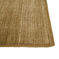 Close-up of GlobeWest Bower Nora rug in Pistachio showing dense wool pile