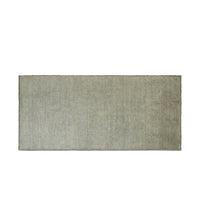 GlobeWest Bower Nora handwoven wool rug in Jungle, deep saturated green