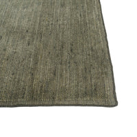 Close-up of GlobeWest Bower Nora rug in Jungle showing dense wool pile