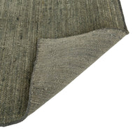 GlobeWest Bower Nora Jungle rug corner detail with handloom double back weave
