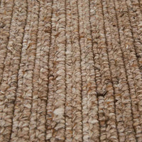 Close-up of GlobeWest Harbour Knot outdoor rug in tawny color showing its hand-woven 100% PET yarn texture