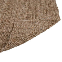 GlobeWest Harbour Knot outdoor rug in tawny, hand woven 100% PET with textured knot design
