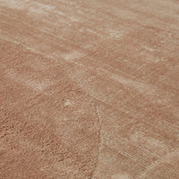 GlobeWest Tepih Curve Rug - Dusty Rose