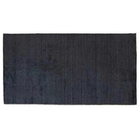 GlobeWest Tepih Neptune Rug in midnight, hand-woven wool blend indoor floor rug with subtle rustic texture.