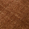 Close-up of GlobeWest Tepih Neptune Round Rug in ginger color showing textured woven fabric