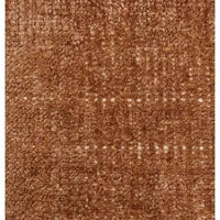 Close-up of GlobeWest Tepih Neptune Round Rug in ginger color showing textured woven fabric.