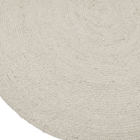 GlobeWest Tepih Round Rug Ivory 2.5m