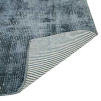 GlobeWest Tepih Tide Rug Marine hand woven viscose wool indoor rug with ripple ocean design