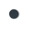 Mustard Made slate color round magnetic button with smooth surface and shiny edge