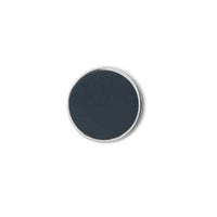 Mustard Made slate color round magnetic button with smooth surface and shiny edge