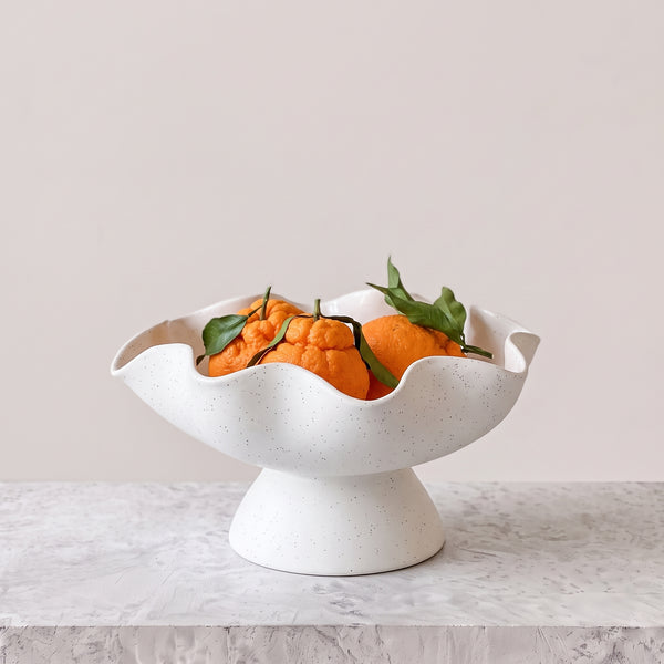 Ripple Fruit Bowl Pedestal