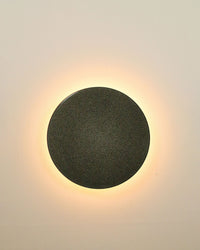 Robert Gordon Backlit Disc Wall Light in Rivergum