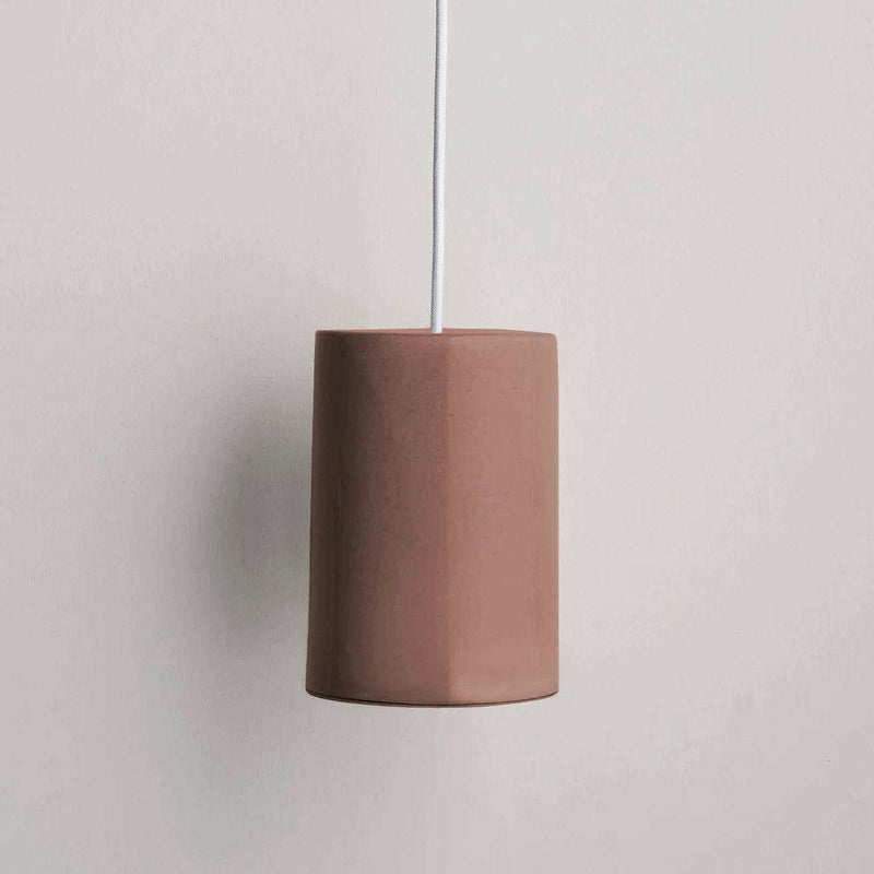 Robert Gordon Interiors Pendants Norsu Cabin x Robert Gordon Cylinder Light - Dusty Rose