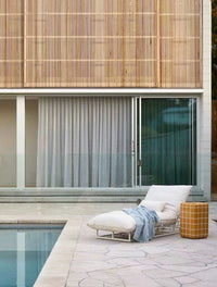 Globe West Side Tables Globe West Seville Tile Side Table, Red Glazed GRC