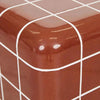Globe West Side Tables Globe West Seville Tile Side Table, Red Glazed GRC