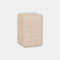 GlobeWest Seville Tile Side Table - Pink/White