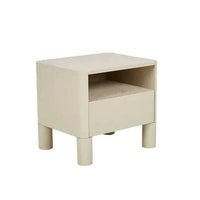 Globe West Bedside Tables Globe West Artie Open Bedside, Putty