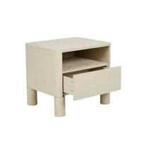 Globe West Bedside Tables Globe West Artie Open Bedside, Putty
