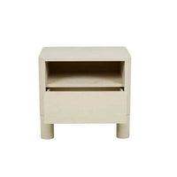Globe West Bedside Tables Globe West Artie Open Bedside, Putty