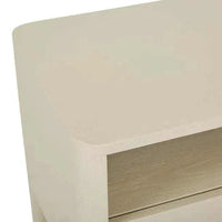 Globe West Bedside Tables Globe West Artie Open Bedside, Putty
