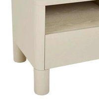 Globe West Bedside Tables Globe West Artie Open Bedside, Putty