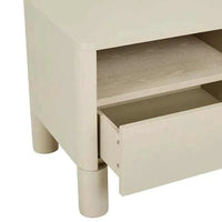 Globe West Bedside Tables Globe West Artie Open Bedside, Putty