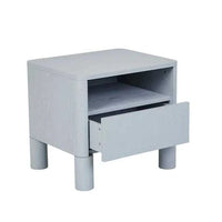 Globe West Bedside Tables Globe West Artie Open Bedside, Powder Blue