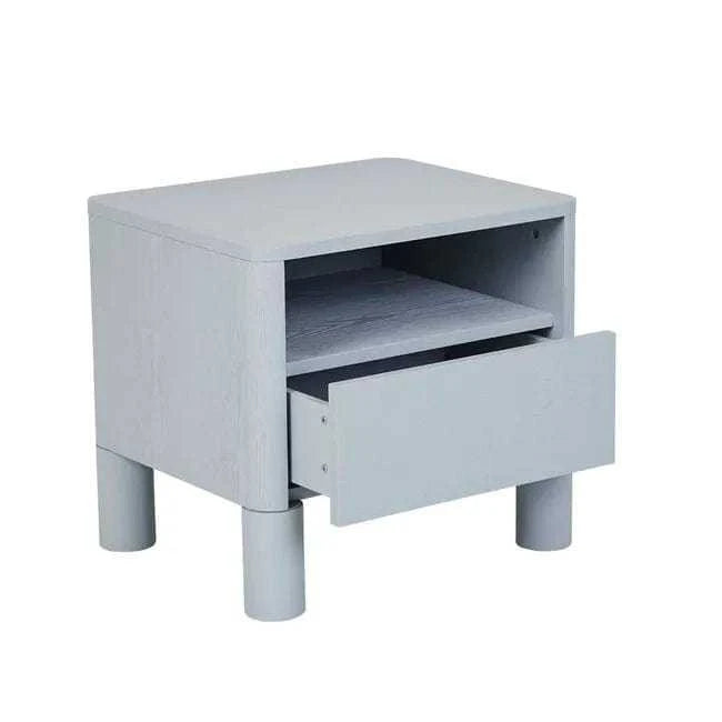 Globe West Bedside Tables Globe West Artie Open Bedside, Powder Blue