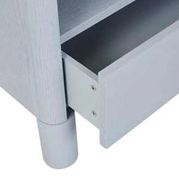 Globe West Bedside Tables Globe West Artie Open Bedside, Powder Blue