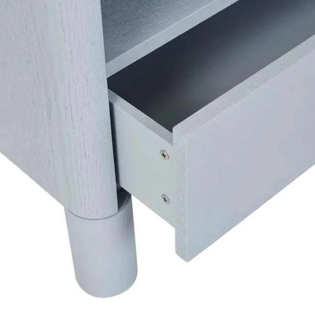 Globe West Bedside Tables Globe West Artie Open Bedside, Powder Blue