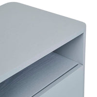 GlobeWest Artie Open Bedside - Powder Blue