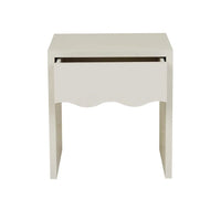 Globe West Bedside Tables Globe West Artie Wave Bedside, Bone