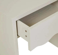 Globe West Bedside Tables Globe West Artie Wave Bedside, Bone