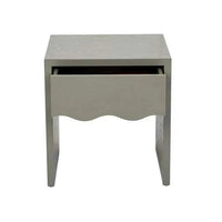 Globe West Bedside Tables Globe West Artie Wave Bedside, Snowgum