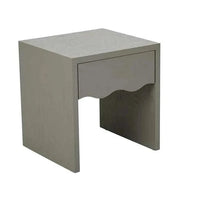 Globe West Bedside Tables Globe West Artie Wave Bedside, Snowgum