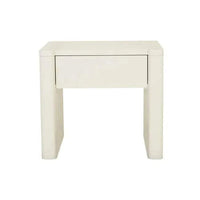Globe West Bedside Tables GlobeWest August 1 Drawer Bedside - Porcelain