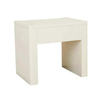 Globe West Bedside Tables GlobeWest August 1 Drawer Bedside - Porcelain