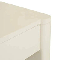 Globe West Bedside Tables GlobeWest August 1 Drawer Bedside - Porcelain