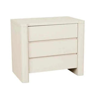 Globe West Bedside Tables Globe West August 3 Drawer Bedside - Porcelain