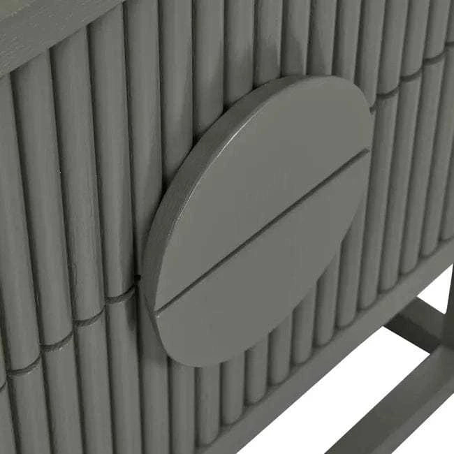 Globe West Bedside Tables Globe West Benjamin Ripple Bedside, Snowgum