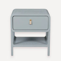 GlobeWest Charles Bedside - Dusty Blue