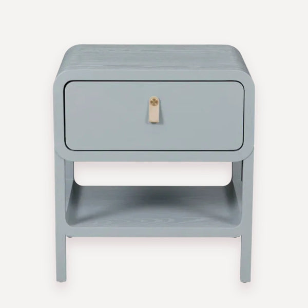 GlobeWest Charles Bedside - Dusty Blue