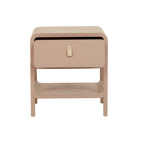 GlobeWest Charles Bedside - Dusk, styled in a room setting