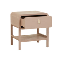 GlobeWest Charles Bedside - Dusk, styled in a room setting
