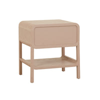 GlobeWest Charles Bedside - Dusk, styled in a room setting