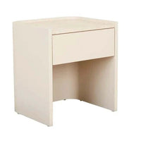 Norsu Interiors Elsie Bedside - Natural Travertine - Shell