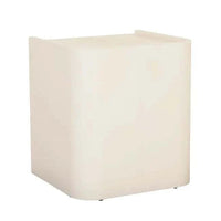 Norsu Interiors Elsie Bedside - Natural Travertine - Shell
