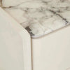 Globe West Bedside Tables Globe West Pearce Marble Bedside - Bone