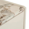 Globe West Bedside Tables Globe West Pearce Marble Bedside - Bone