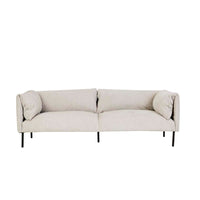 GlobeWest Felix Fold 3 Seater Sofa - Windy Grey